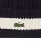 Lacoste Navy Blue White Wool Hat