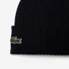 Cap Lacoste Marineblaue Wolle
