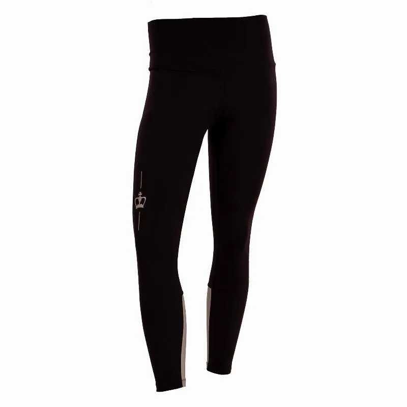 Black Crown Los Black Gray Leggings