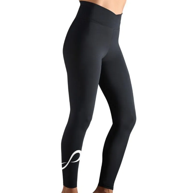 Mallas Endless Cross Pocket Negro Blanco