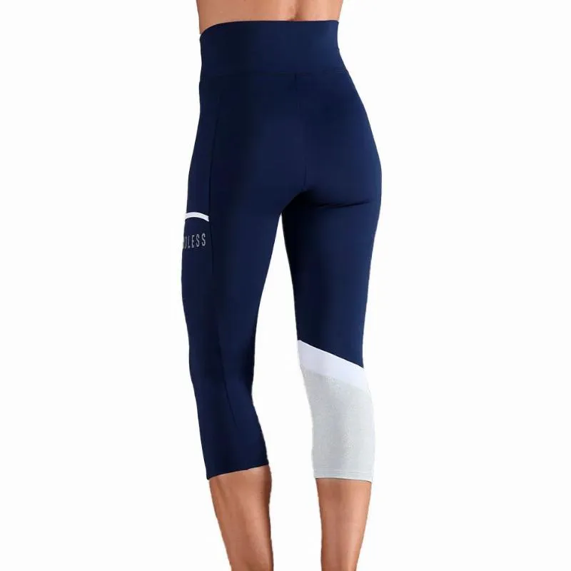 Mallas Endless Line Pocket HW Azul Marino
