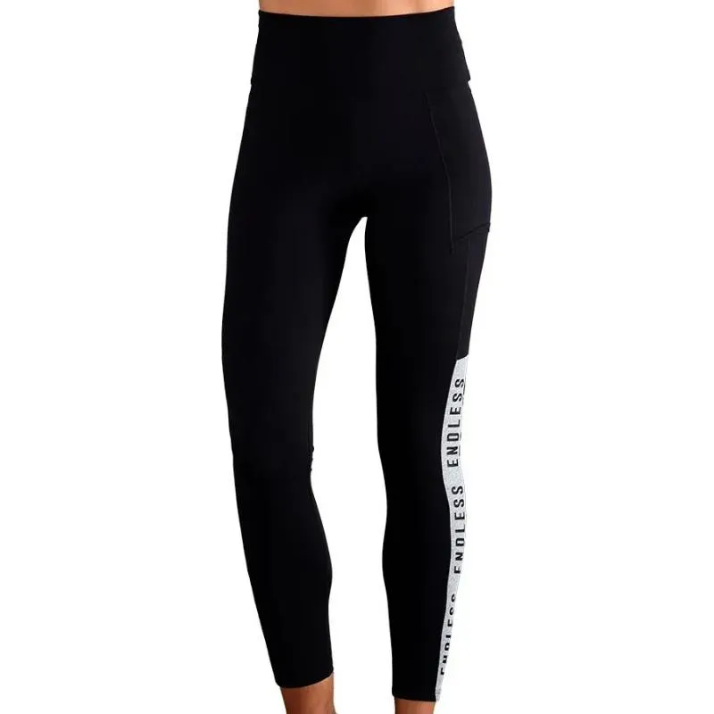 Mallas Endless Syncro Negro China Cinza