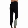 Mallas Endless Vanity Pocket Negro Verde Claro