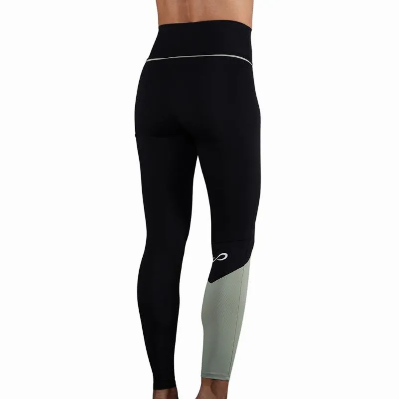 Mallas Endless Vanity Pocket Negro Verde Claro