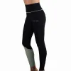 Mallas Endless Vanity Pocket Negro Verde Claro