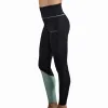 Mallas Endless Vanity Pocket Negro Verde Forest