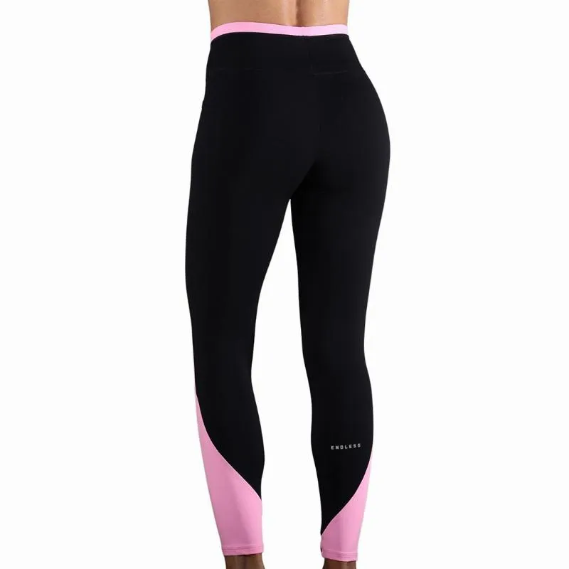 Mallas Endless Vexa Negro Rosa