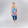 Saia Leggings Bidi Badu Faida Azul Escuro Vermelho Neon