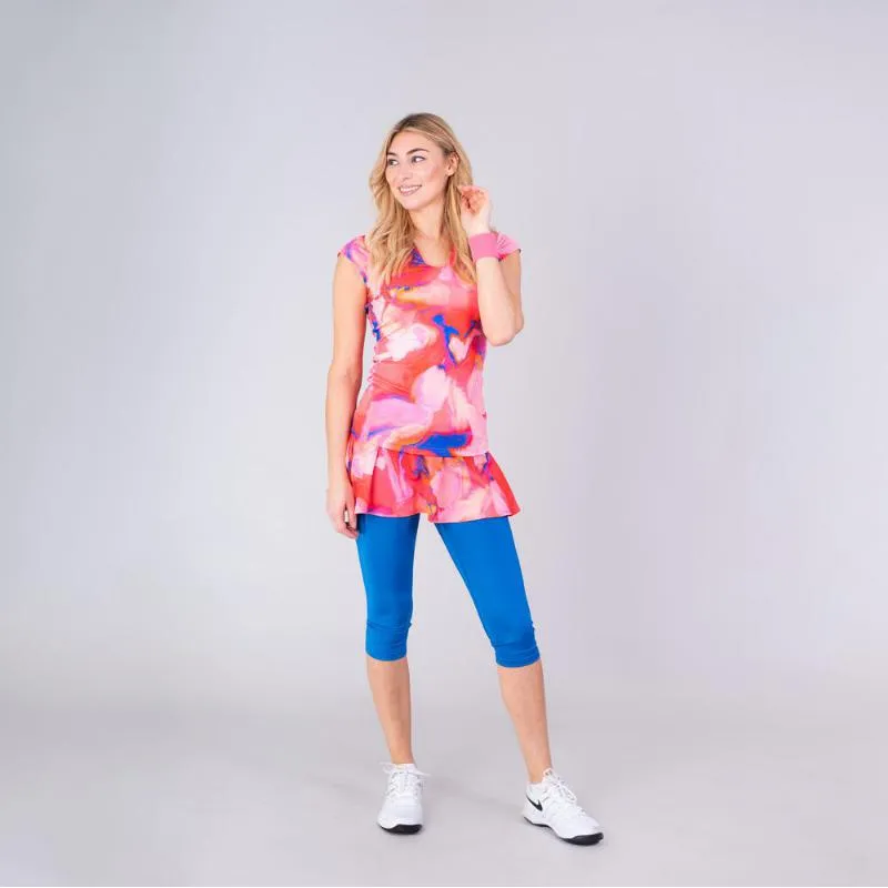 Saia Leggings Bidi Badu Faida Azul Vermelho