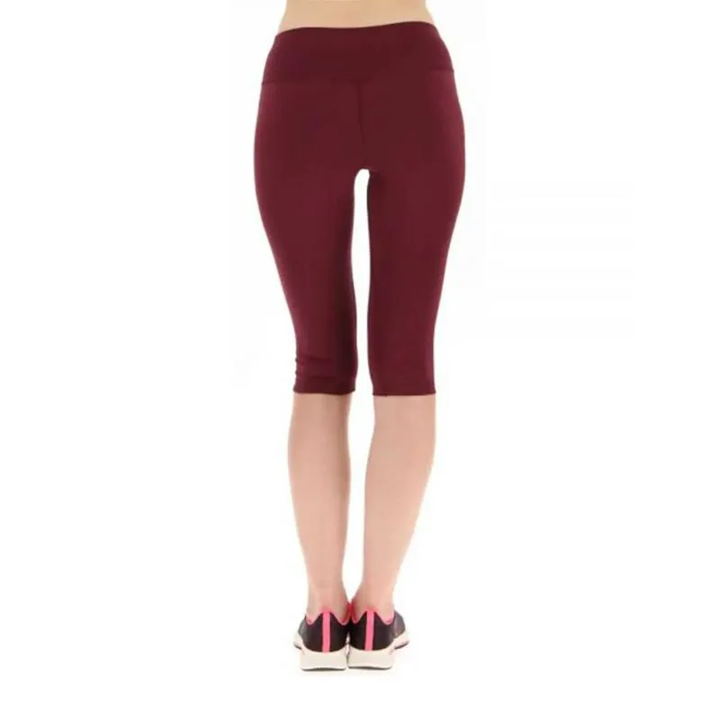 Mallas Lotto Run Fit Mid 3 Morado Mujer