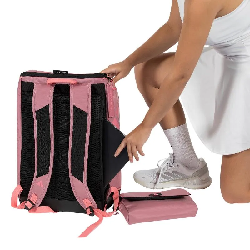 Mochila Adidas Marta Ortega Protour 3.5 Rosa Preta