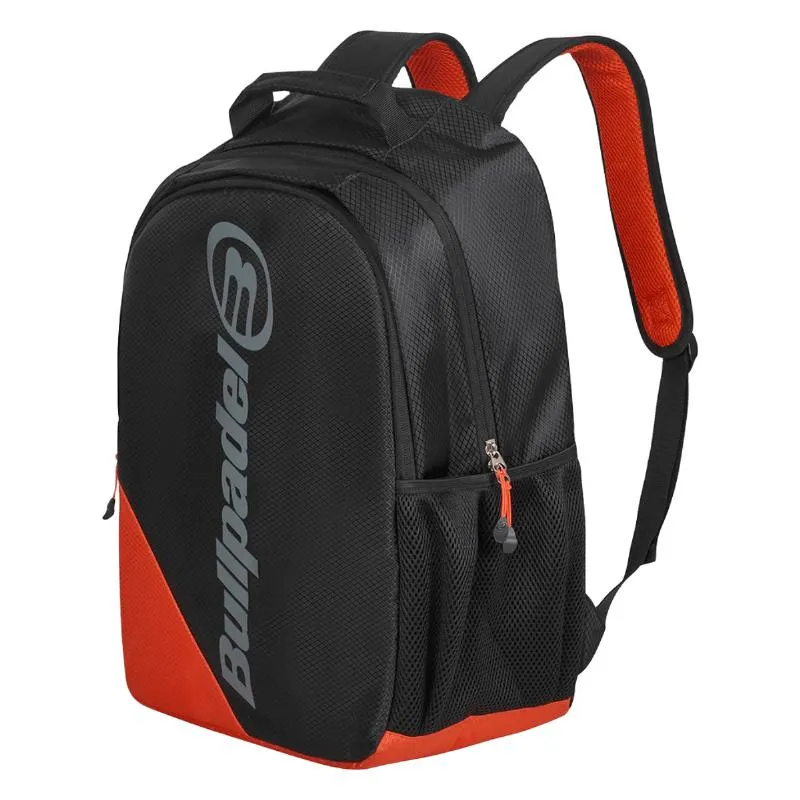 Mochila Bullpadel Adventure BPM26004 Preta Laranja