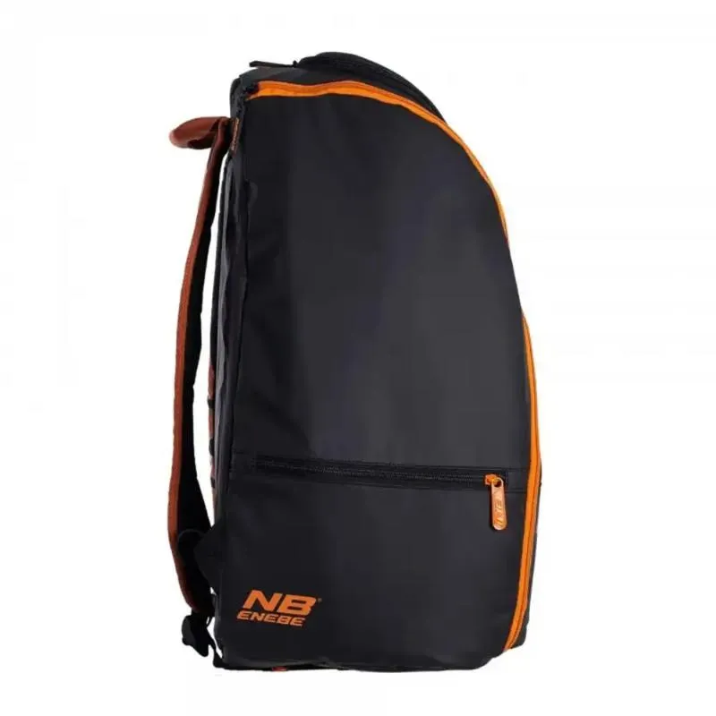 Enebe Mustang Mochila Preta Laranja