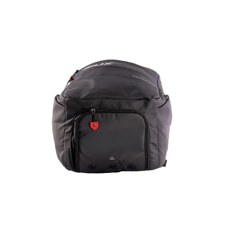 Mochila Siux Stupa Electra Negro Rojo