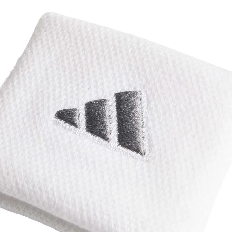 Muñequeras Adidas Blanco Plata 2 Unidades