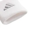 Muñequeras Adidas Blanco Plata 2 Unidades