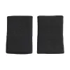 Muñequeras Adidas Largas Negro Plata 2 Unidades