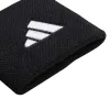 Muñequeras Adidas Negro Blanco 2 Unidades