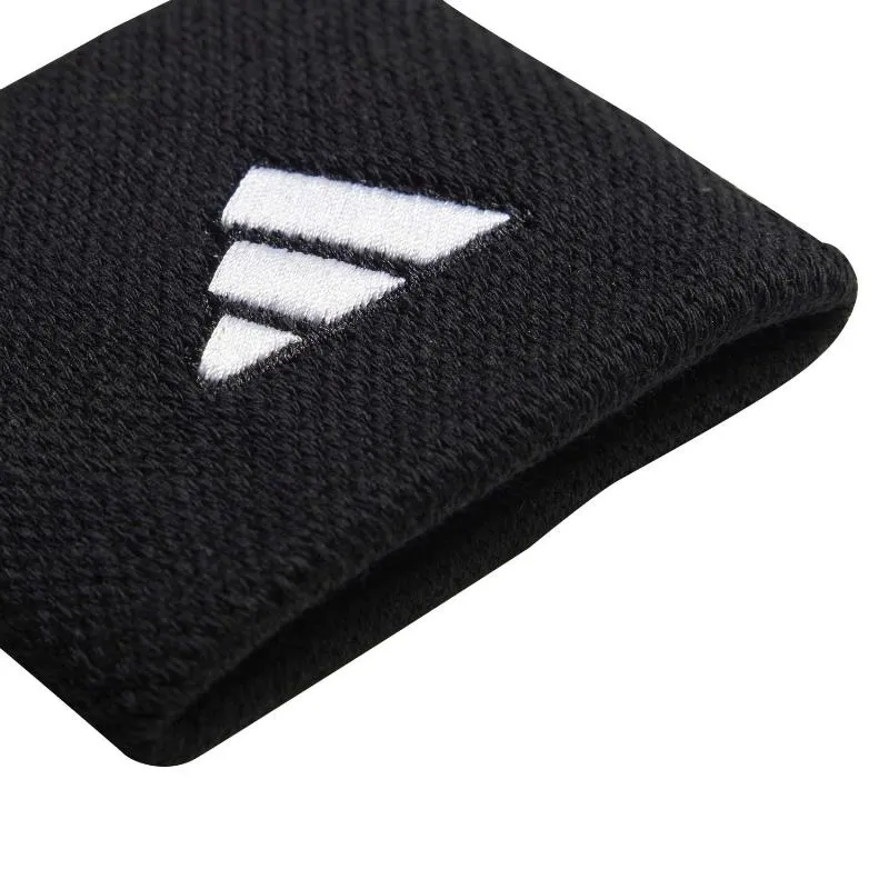 Muñequeras Adidas Negro Blanco 2 Unidades