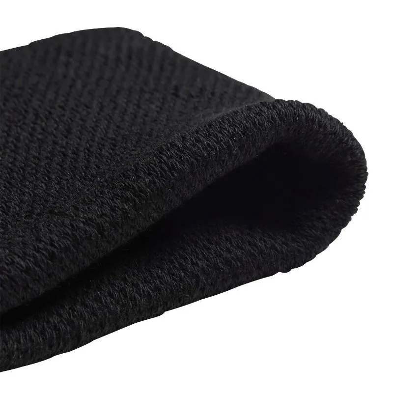 Muñequeras Adidas Negro Blanco 2 Unidades