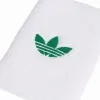 Muñequeras Adidas Originals Largas Blanco Verde 2 Unidades