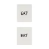 Armani EA7 Tennis Pro White Black Wristbands 2 Units