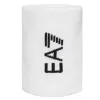 Muñequeras Armani EA7 Tennis Pro Largas Blanco Negro 2 Unidades