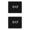 Muñequeras Armani EA7 Tennis Pro Largas Negro Blanco 2 Unidades