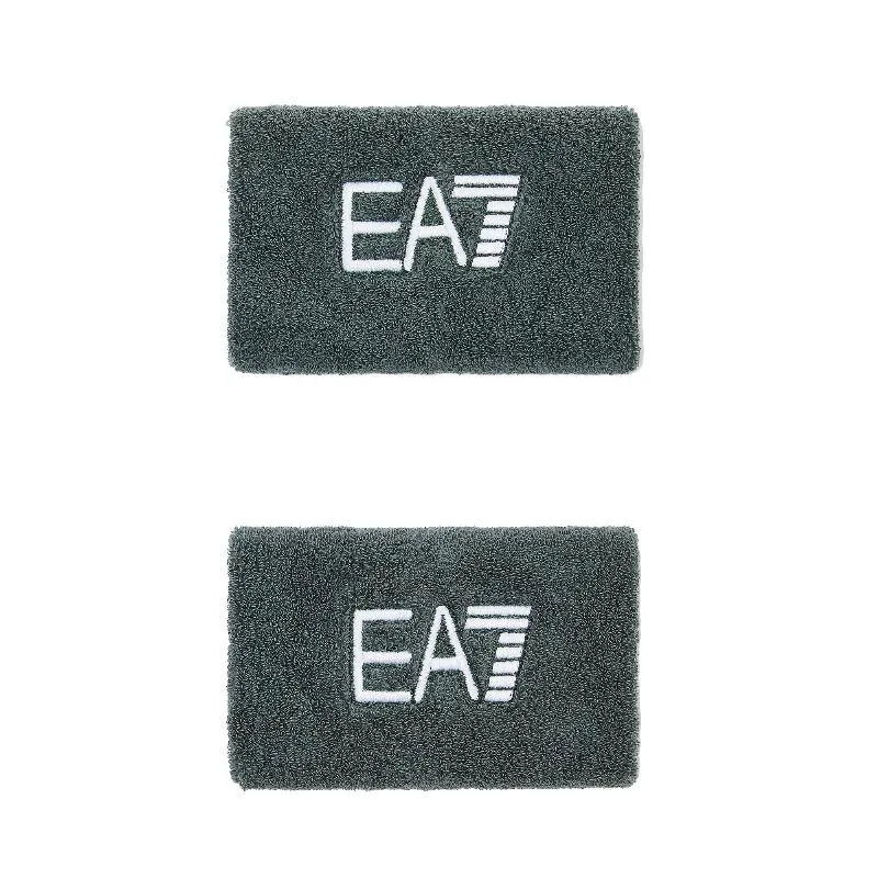 Armani EA7 Tennis Pro Long Green Wristbands 2 Units