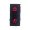 Munequeras Black Crown Cortas Negro 2 Unidades