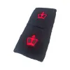 Munequeras Black Crown Cortas Negro 2 Unidades