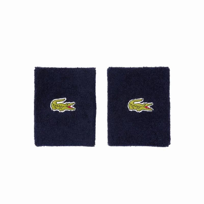 Muñequeras Lacoste Azul Marino 2 Unidades