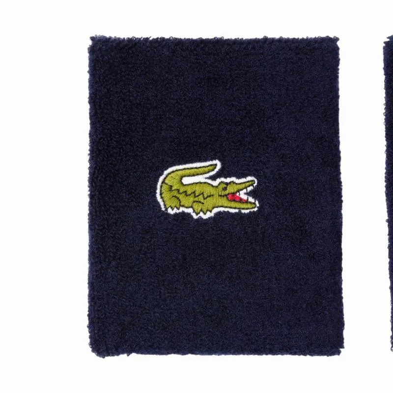 Muñequeras Lacoste Azul Marino 2 Unidades