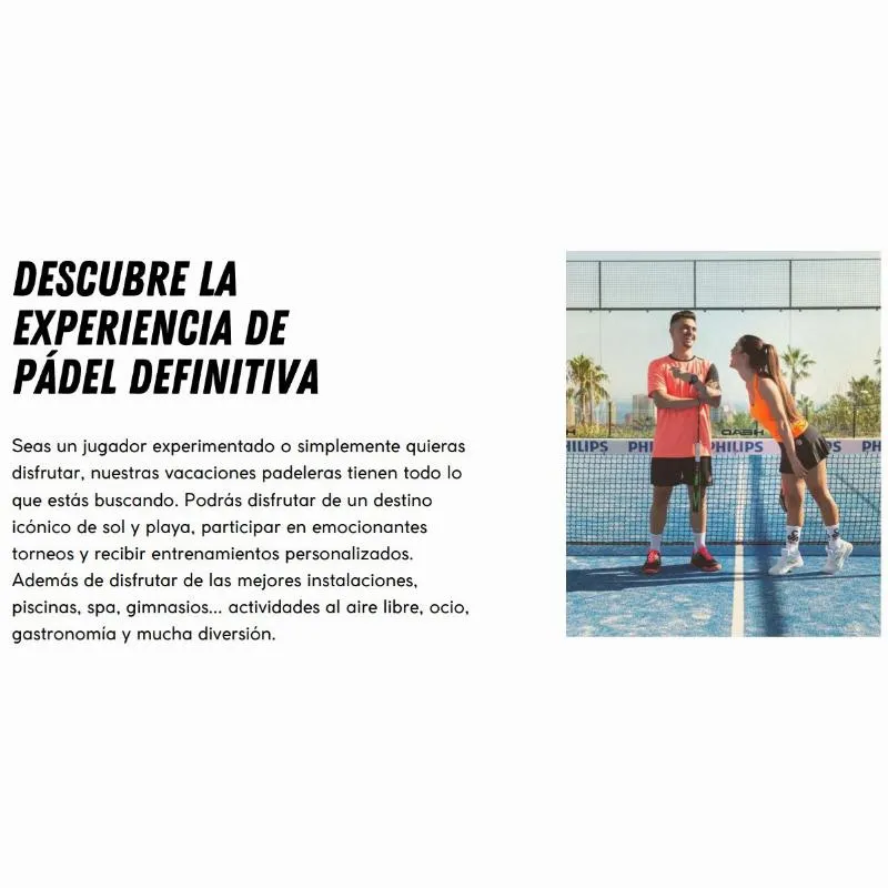 Experience de padel originale dâavril a septembre