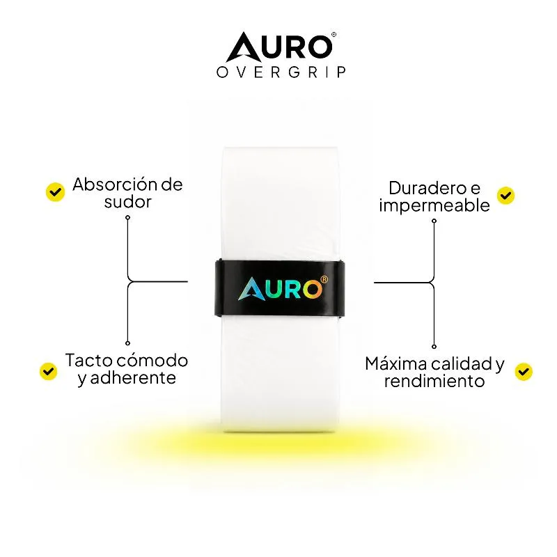 Overgrips Auro Blanco 60 Unidades