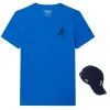 Pack Camiseta Lacoste Novak Djokovic Azul e Boné Azul Marinho