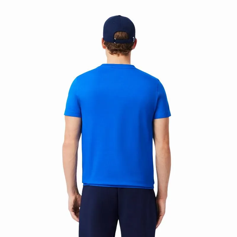 Pack Camiseta Lacoste Novak Djokovic Azul e Boné Azul Marinho
