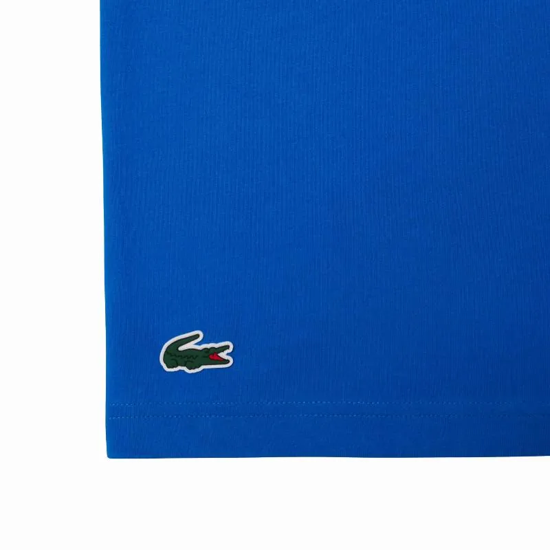 Pack Camiseta Lacoste Novak Djokovic Azul e Boné Azul Marinho