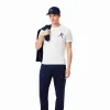 Pack Camiseta Lacoste Novak Djokovic Branca e Boné Azul Marinho