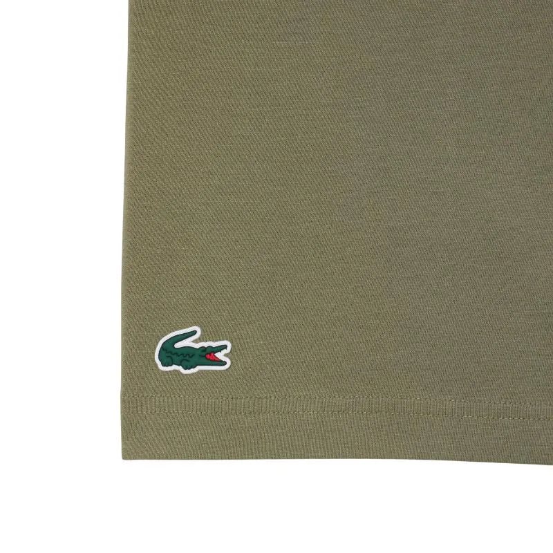 Pack Camiseta Lacoste Novak Djokovic Kaki y Gorra Negro