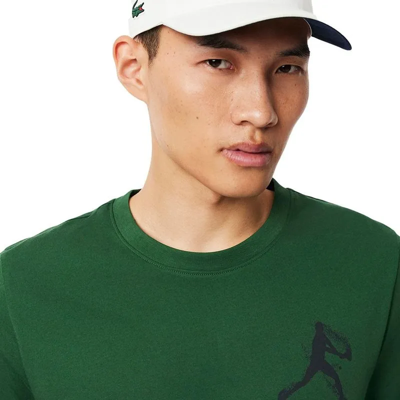 Pack Lacoste Novak Djokovic T-Shirt Verde e Branco Boné