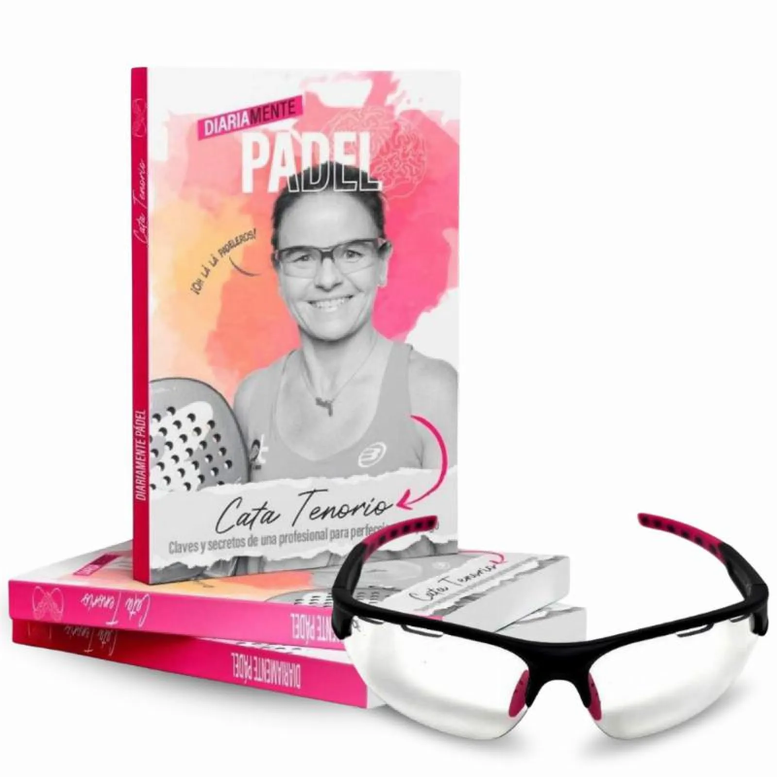 Cata Tenorio Book Pack and Addictive Padel Glasses