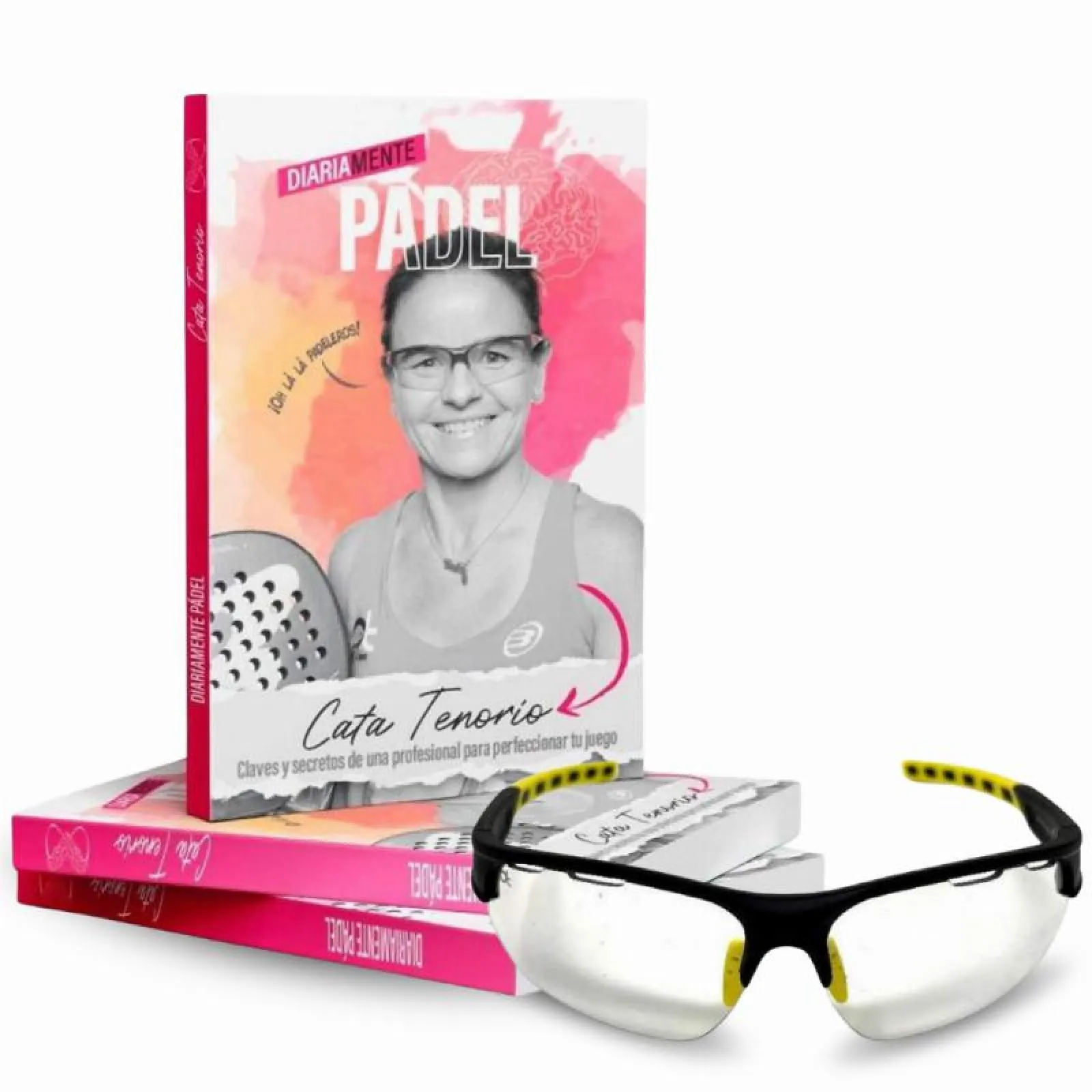 Cata Tenorio Book Pack and Addictive Padel Glasses