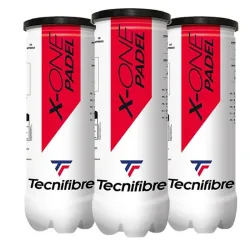 Pack de 3 Botes de Pelotas Tecnifibre Padel X-One