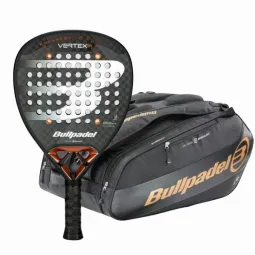 Pack Bullpadel Juan Tello Vertex 04 2025 Raquete com Saco de Raquete Padel