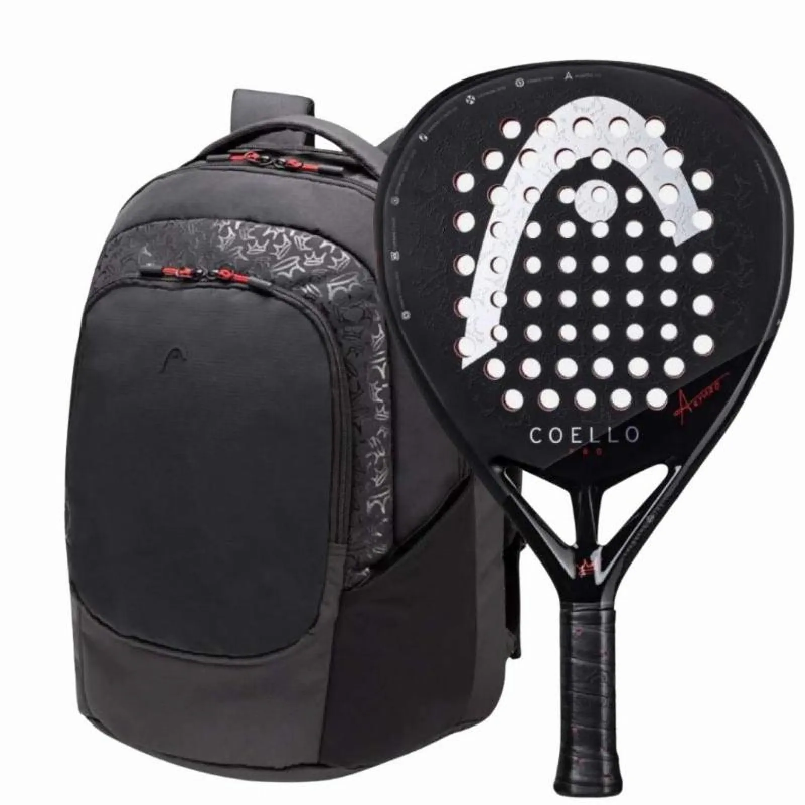 Pack padel Head Coello Pro 2025 con zaino