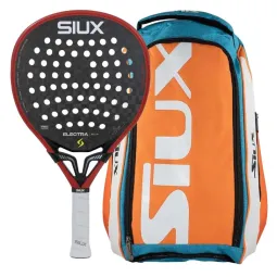 Pack Pala Siux Stupa Electra Pro 2026 Rojo Negro con Mochila Pro Tour
