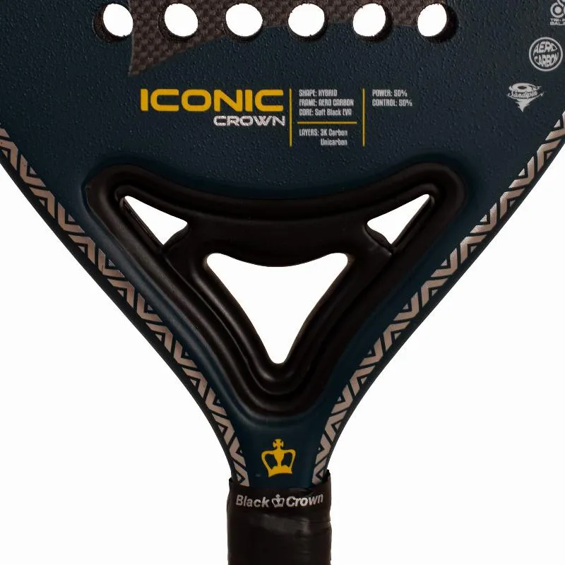 Coroa Preta Pala Coroa Icônica