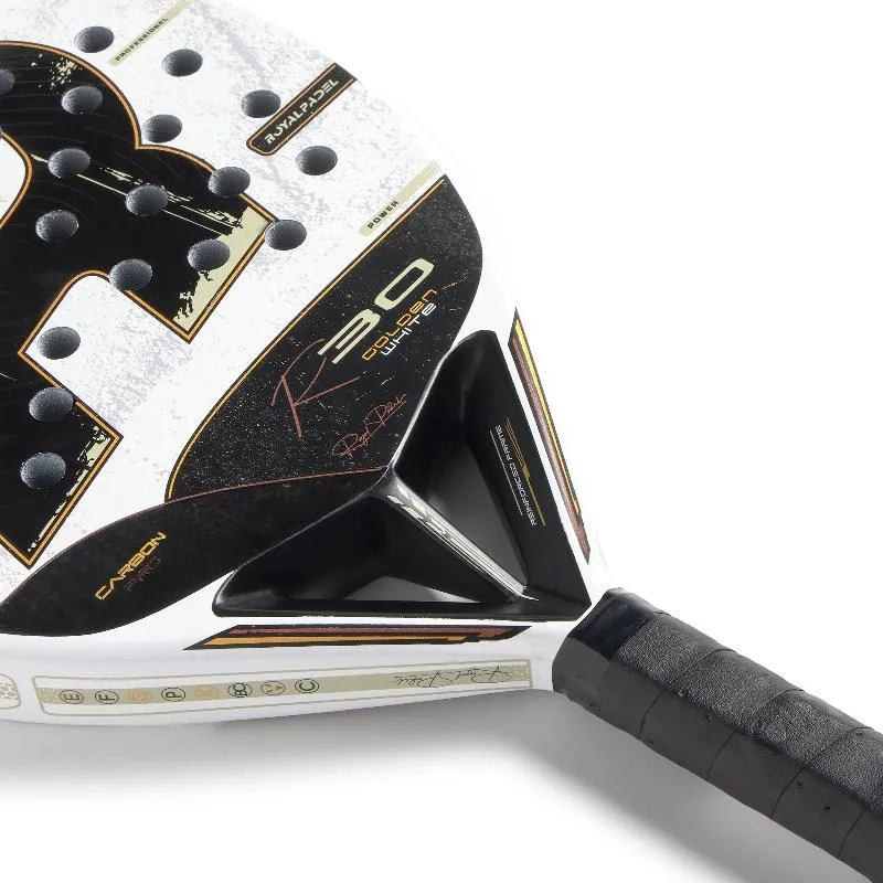Raquete Royal Padel R30 de Ouro Branco 2026