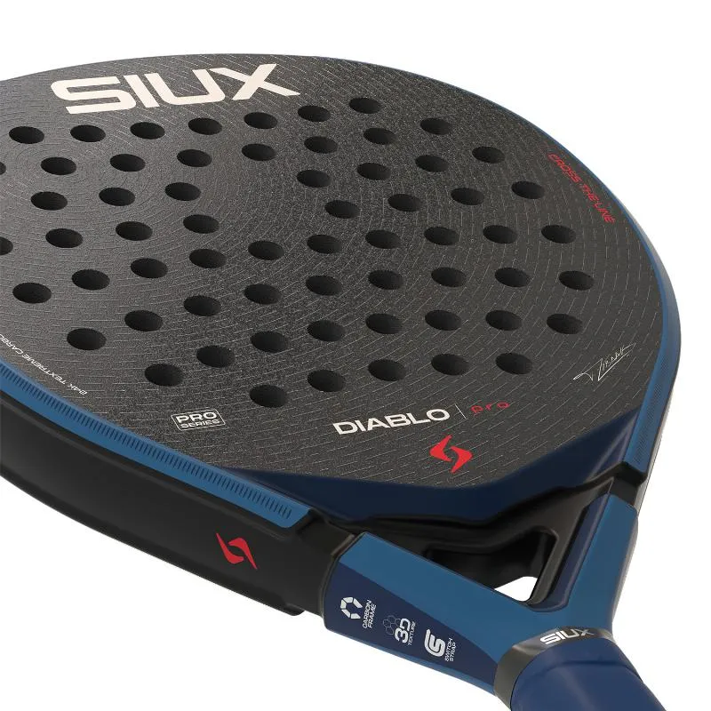 Raquete Siux Tino Libaak Diablo Pro 2026 Azul Royal